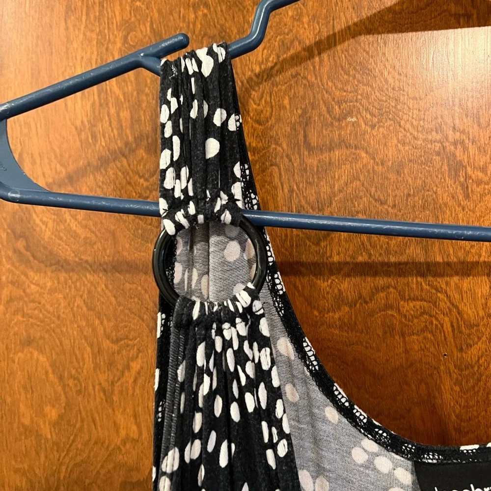 Lane Bryant Black and White Maxi Dress - Picture 3 of 4